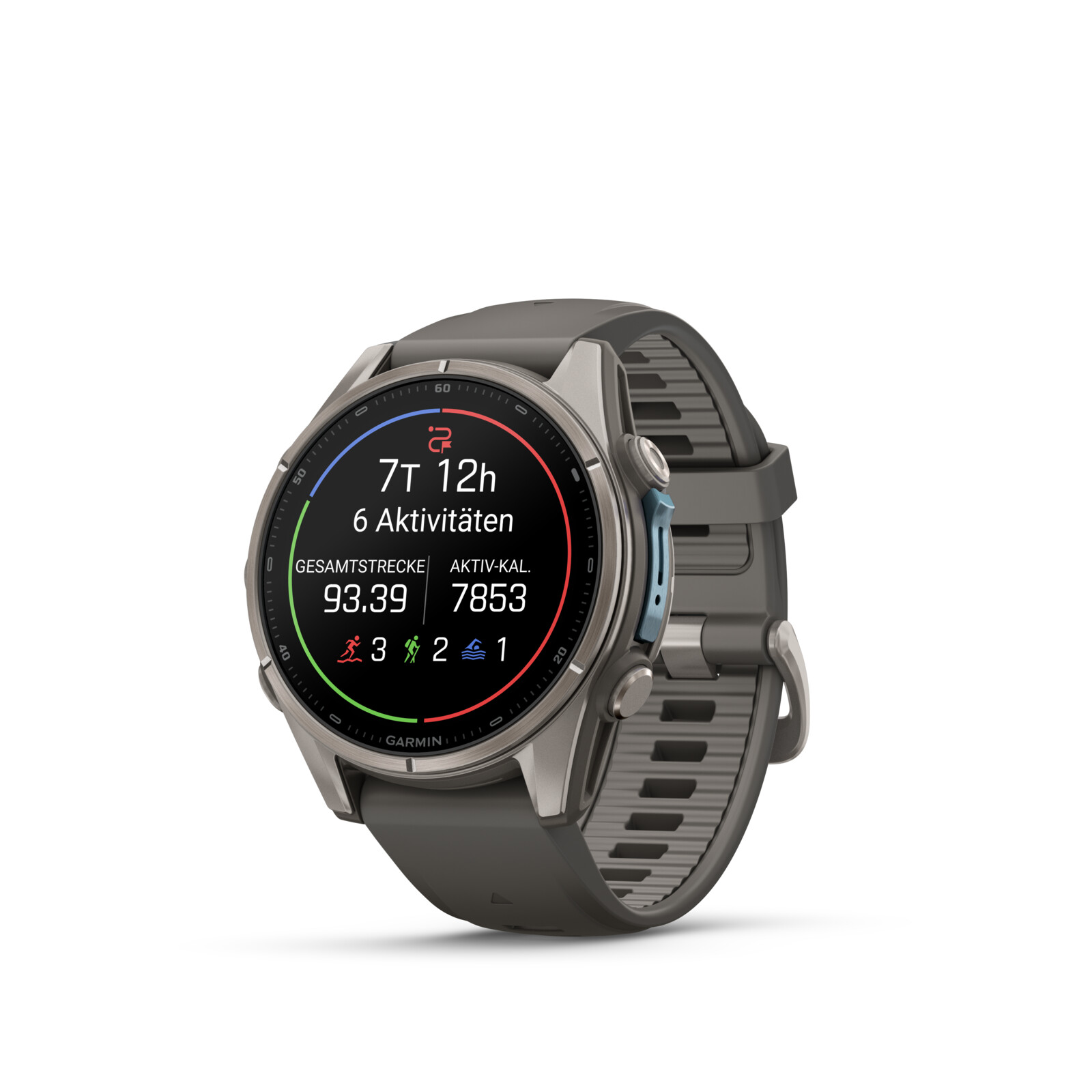 Garmin Fenix 9 43mm Kieselgrau/Titan