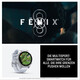 Garmin Fenix 8 43mm steinwei&szlig;/silber