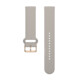 Polar Armband 20mm Silikon S-L greige