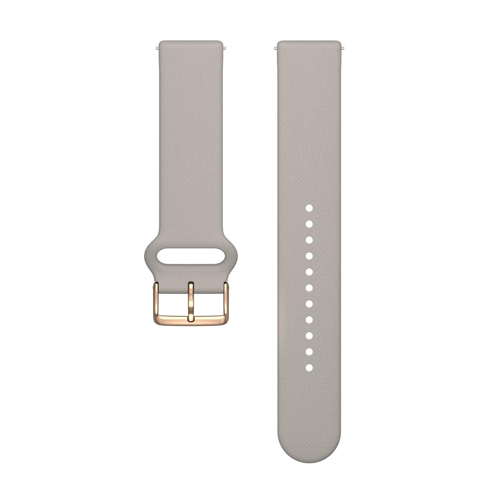 Polar Armband 20mm Silikon S-L greige