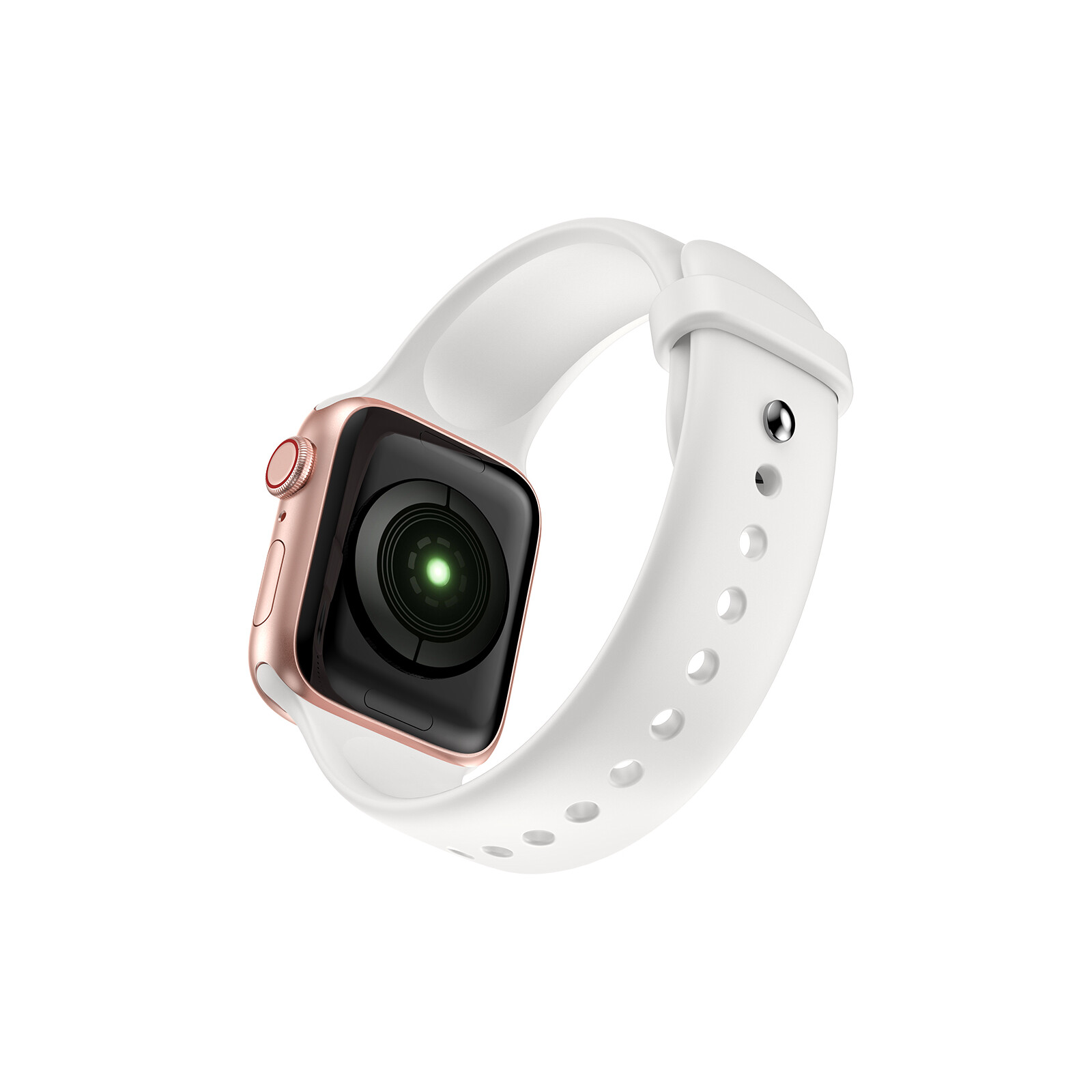 Mika Uhrenarmband Apple 38/40mm Silikon wei&szlig;