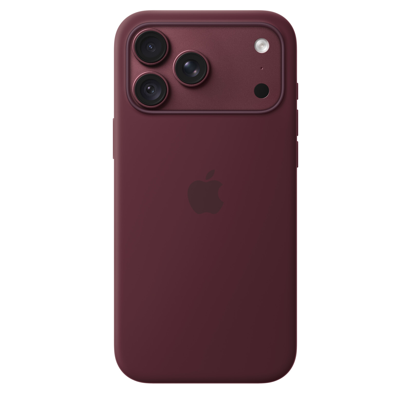 Apple iPhone 18 Pro Max Silikon Case mit MagSafe Burgundy