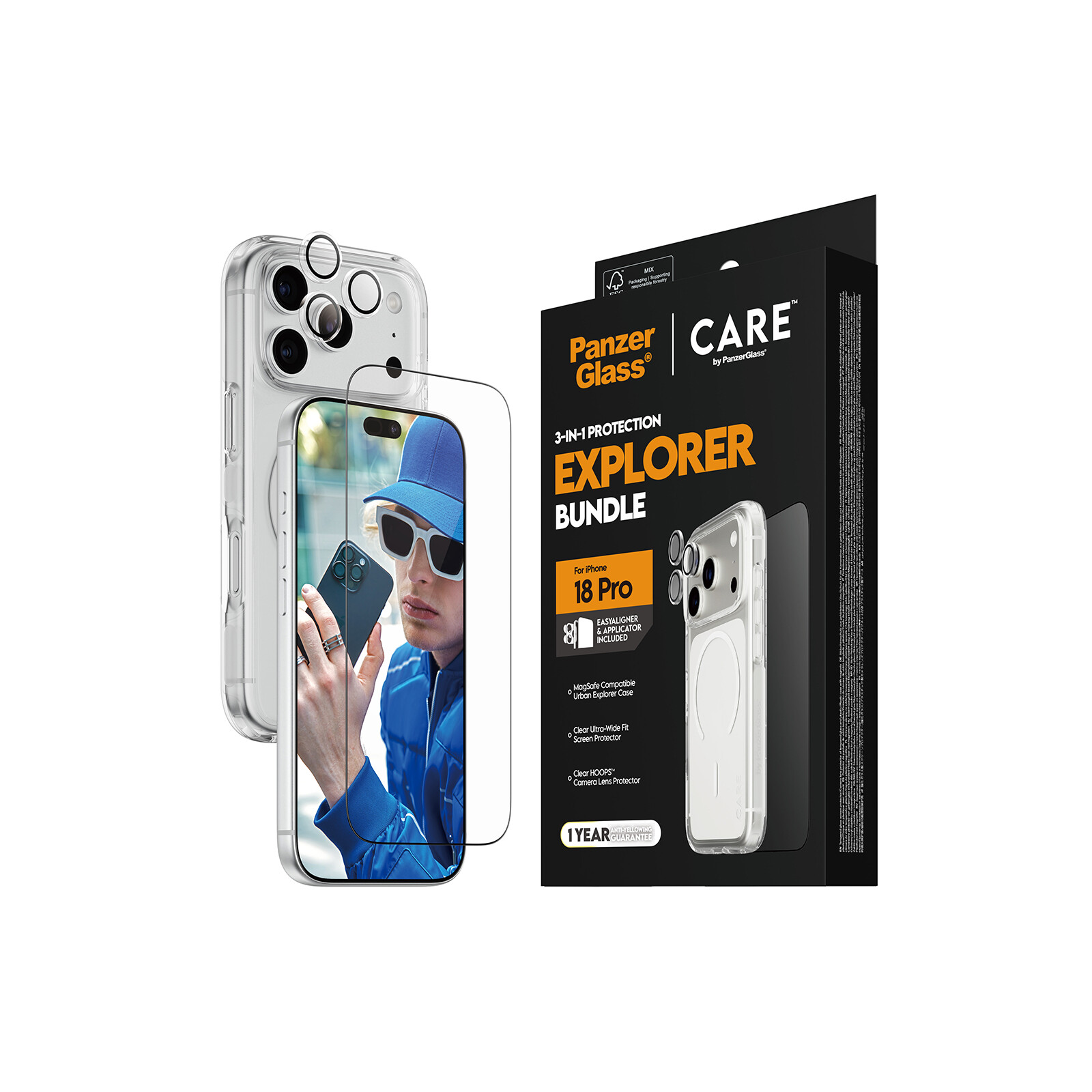 Care Flagship 3-in-1 Apple iPhone 2026 Pro Clear
