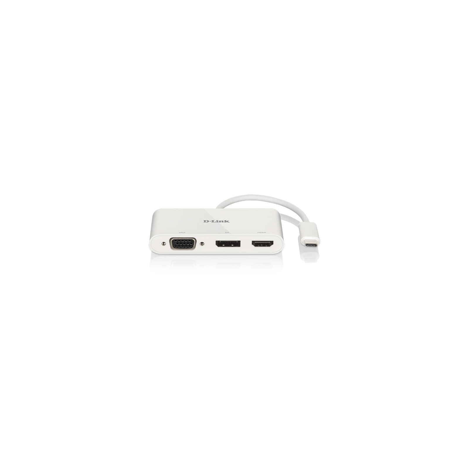 D-Link 3-in-1 USB-C to HDMI/VGA/DisplayPort Adapter