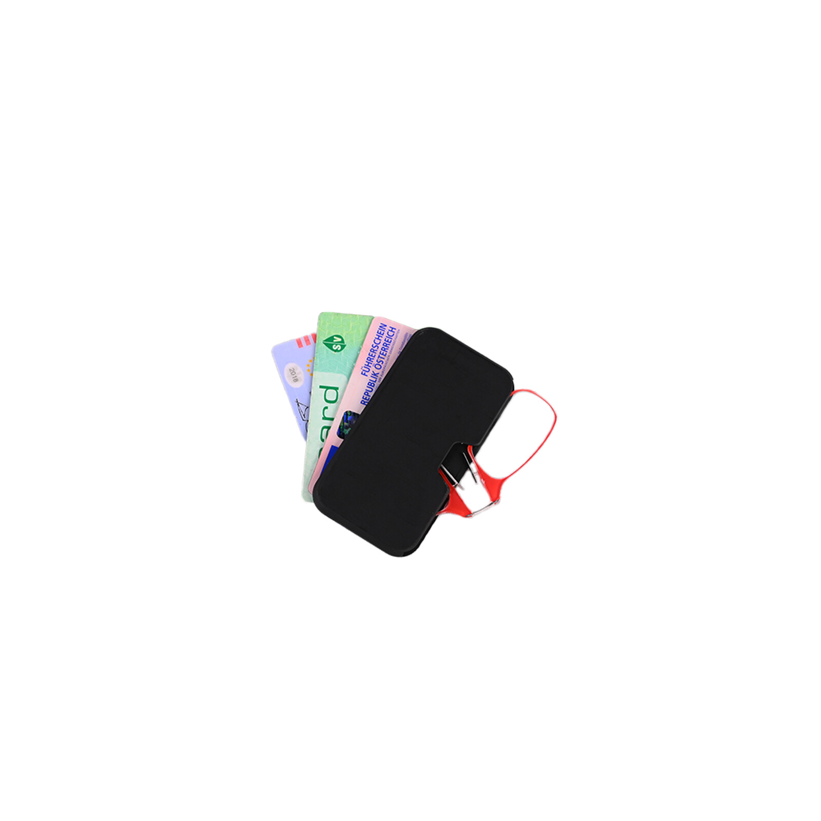 Fertiglesebrille Clip LH100 rot +2.00