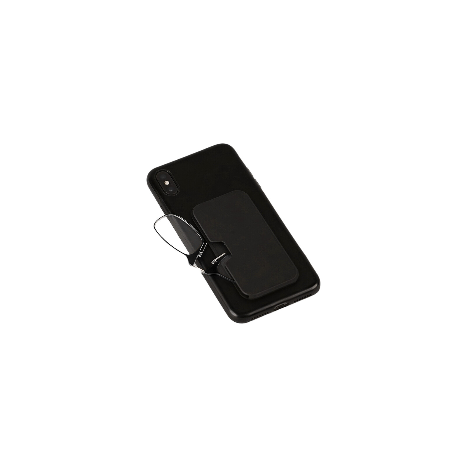 Fertiglesebrille Clip LH100 schwarz +2.00
