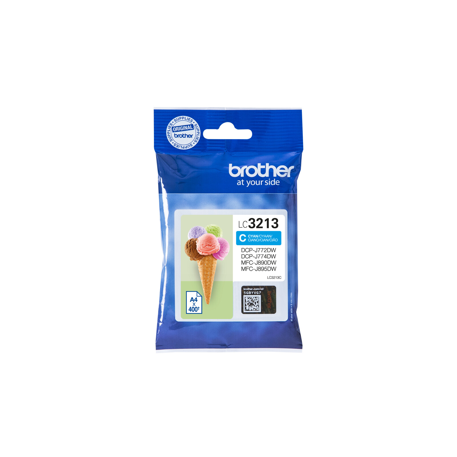 Brother LC3213C Tinte Cyan
