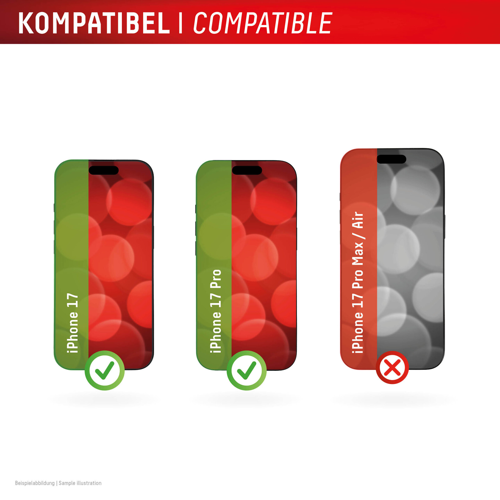 Felixx Glas ENTSPIEGELT Apple iPhone 17/17Pro