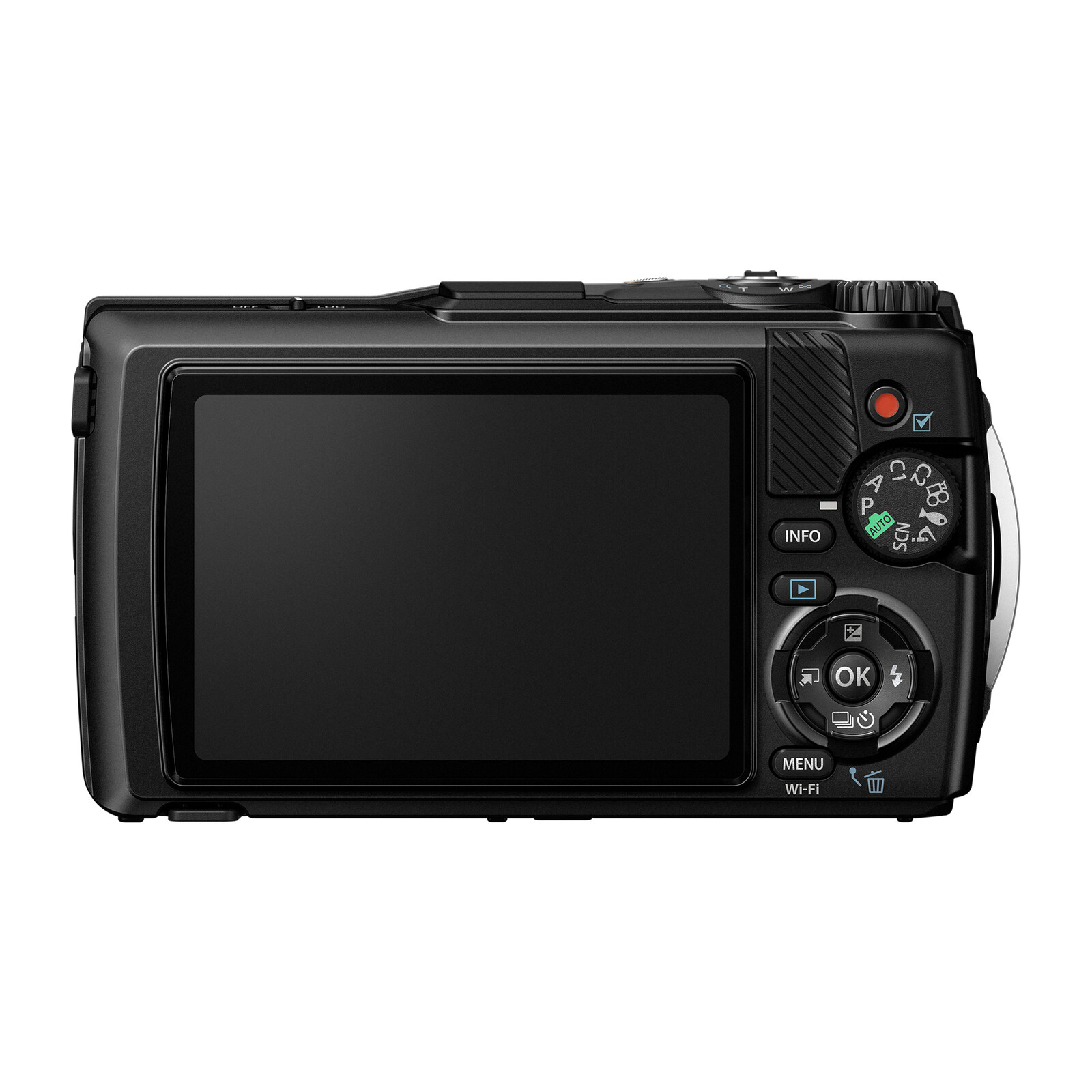 OM System TG-7 schwarz Outdoor-/Unterwasserkamera