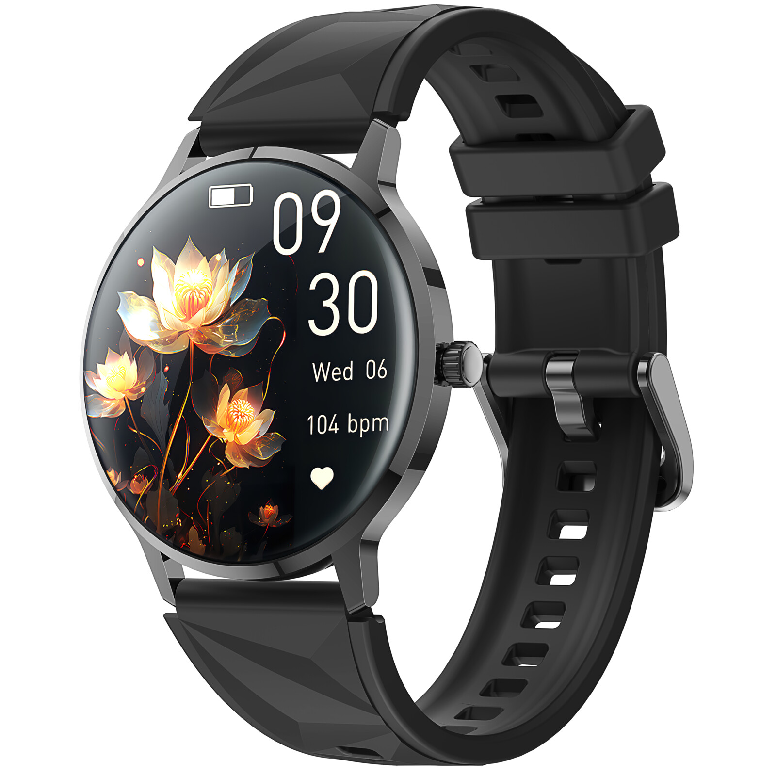Felixx Smartwatch F616, Amoled 1.65, SUN, black