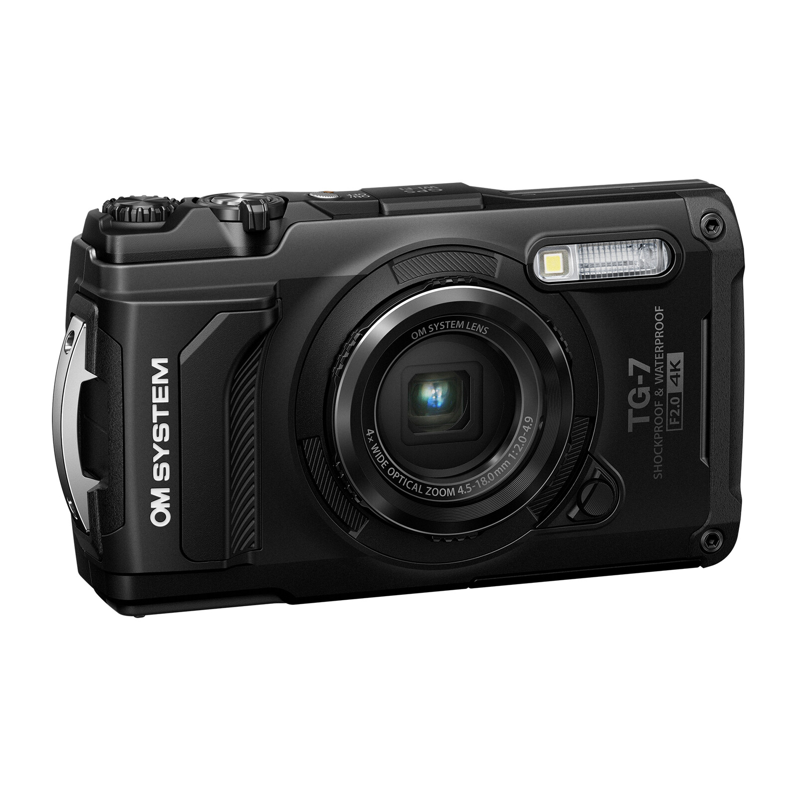 OM System TG-7 schwarz Outdoor-/Unterwasserkamera