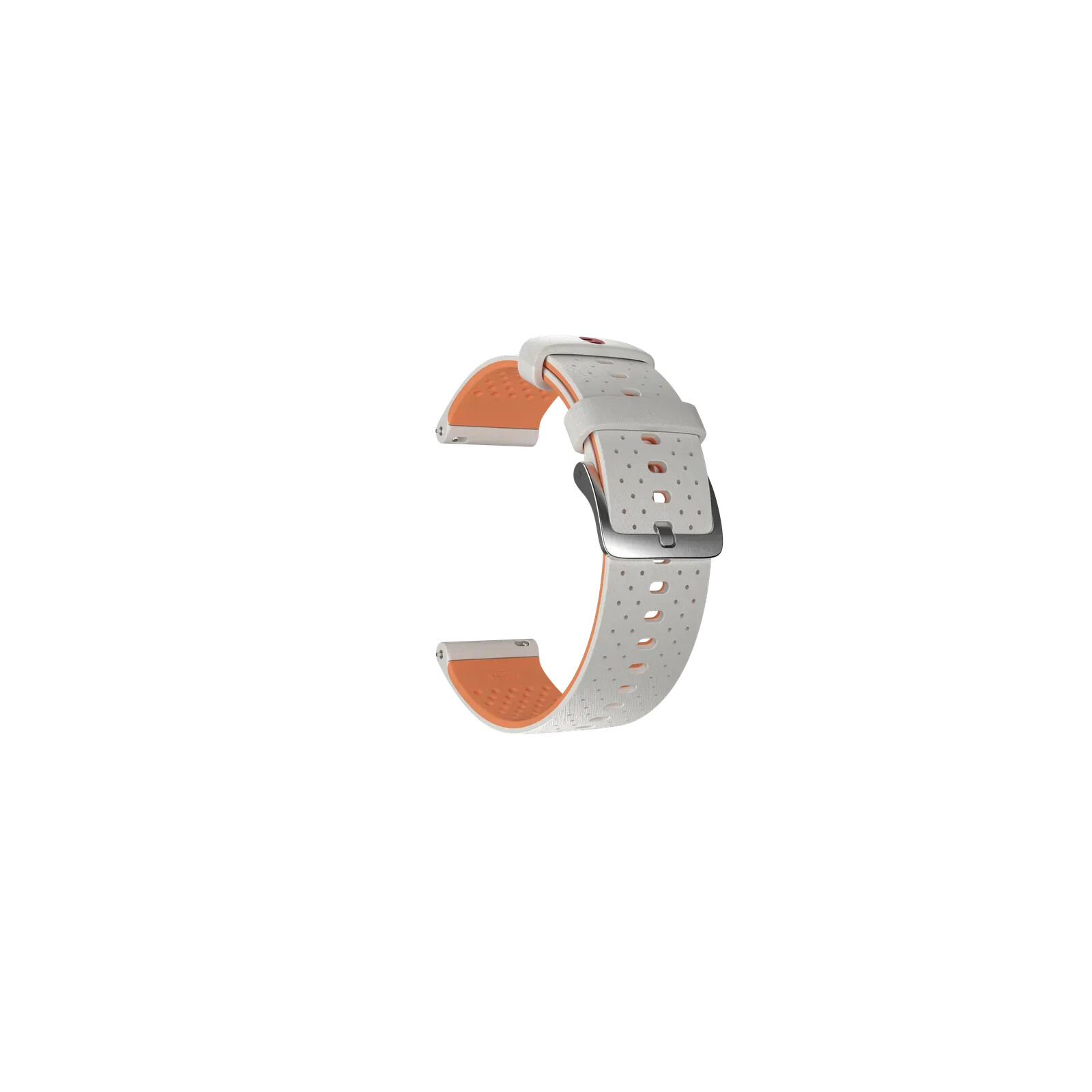 Polar Armband 22mm Silikon S-L grey/orange