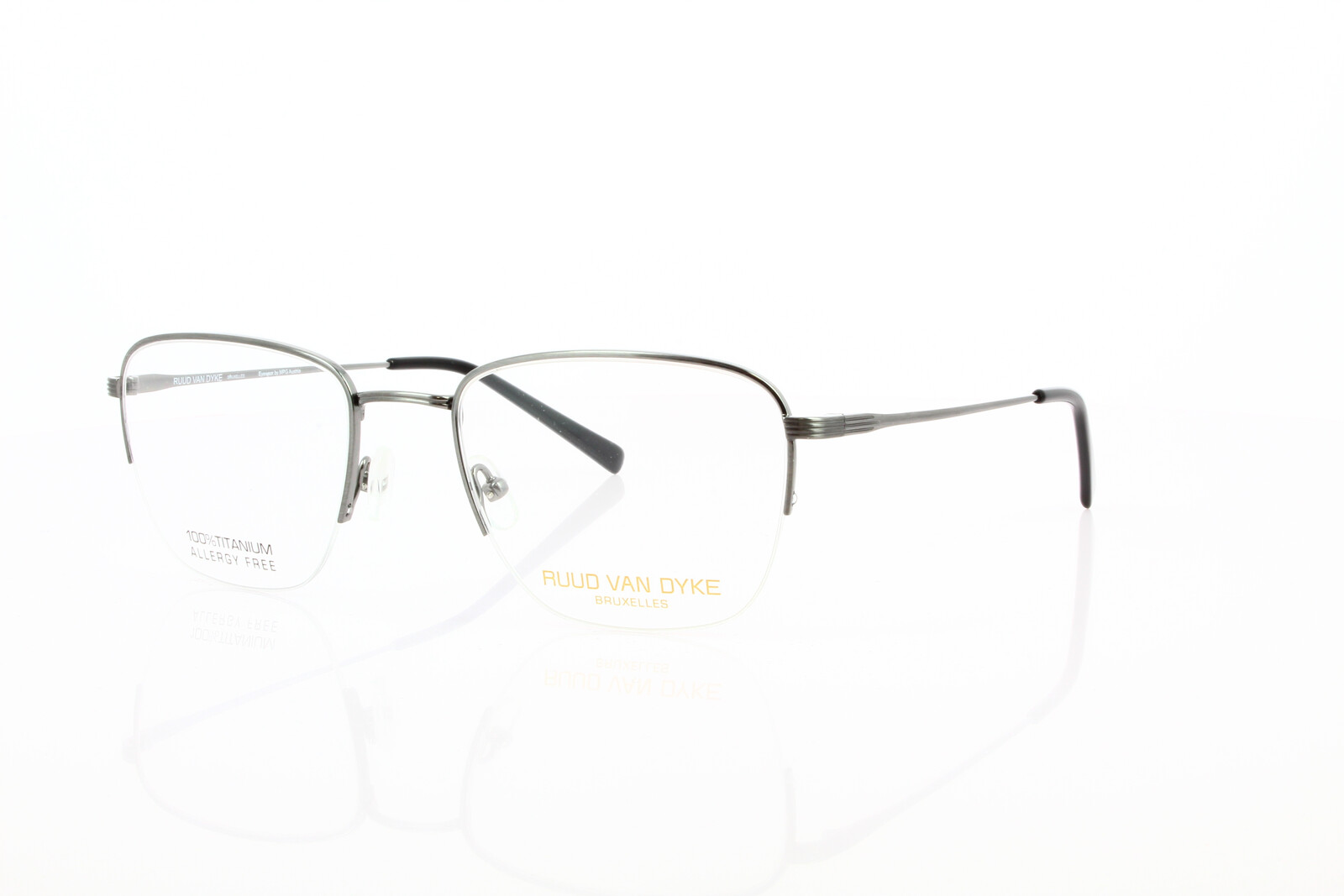 RVD 1125T-1H Herrenbrille Halbrand Titan