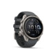 Garmin Fenix 9 Pro inReach 47mm Titan Silikonarmband Graphit/Schwarz