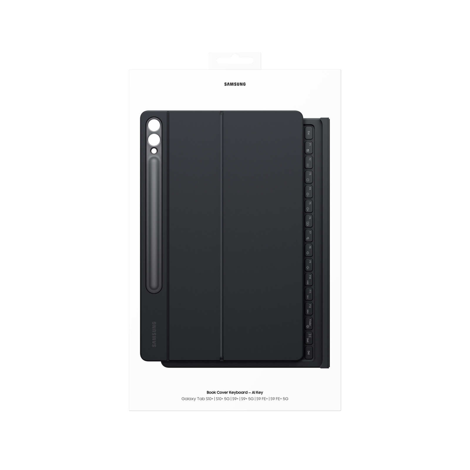 Samsung Keyboard Cover Galaxy Tab S10+/S9+/S9 FE+ schwarz