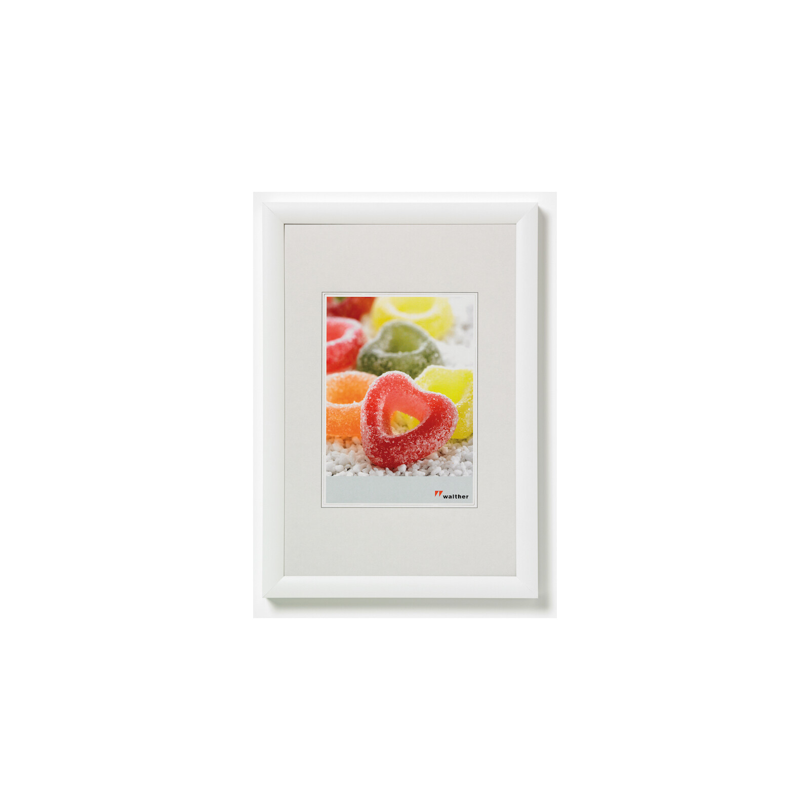Bilderrahmen Trendstyle 10x15cm Kunststoff wei&szlig;
