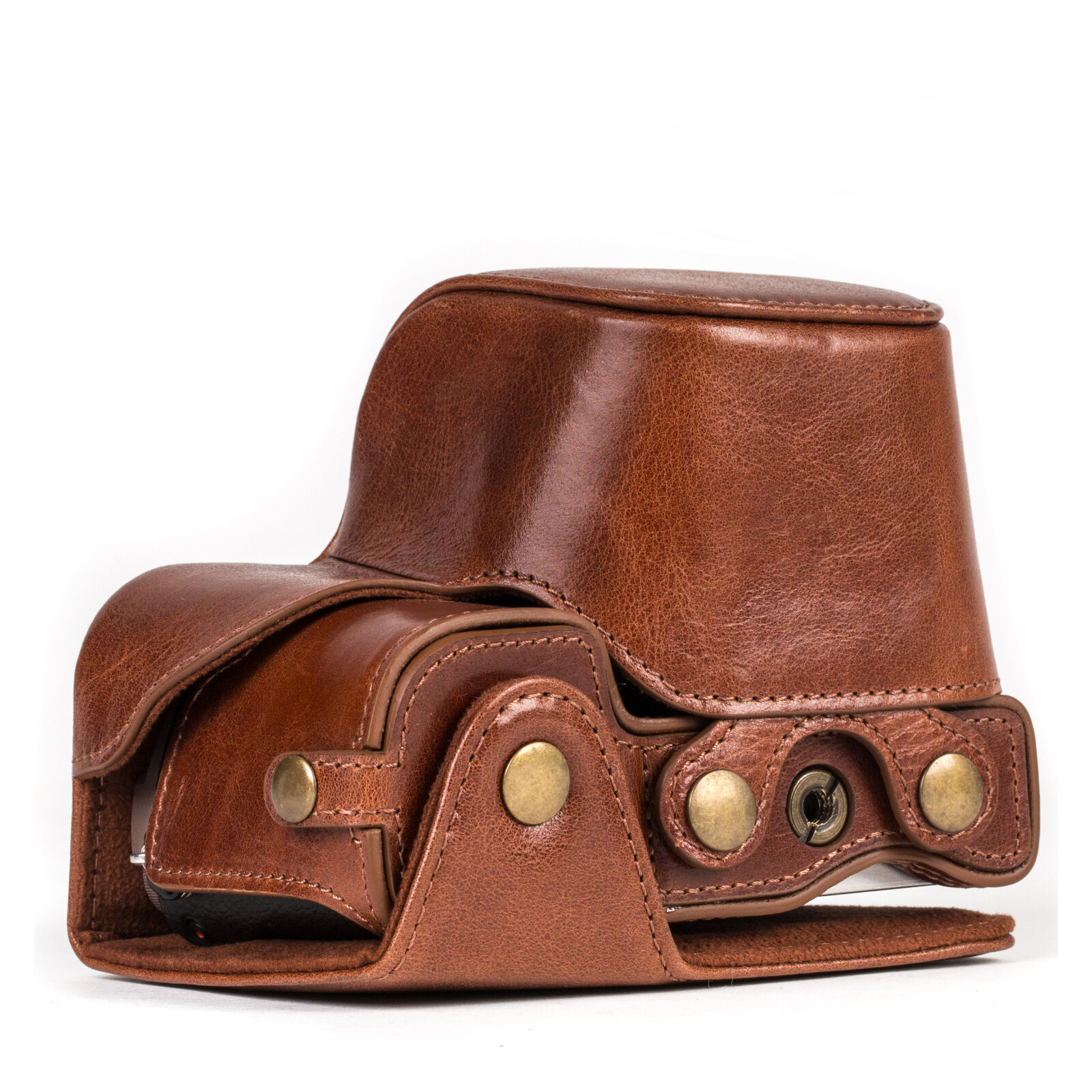 MegaGear Tasche f&uuml;r Sony Alpha A6300,A6000 (16-50mm) braun