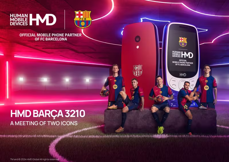 HMD 3210 FCB Edition DS 4G blau