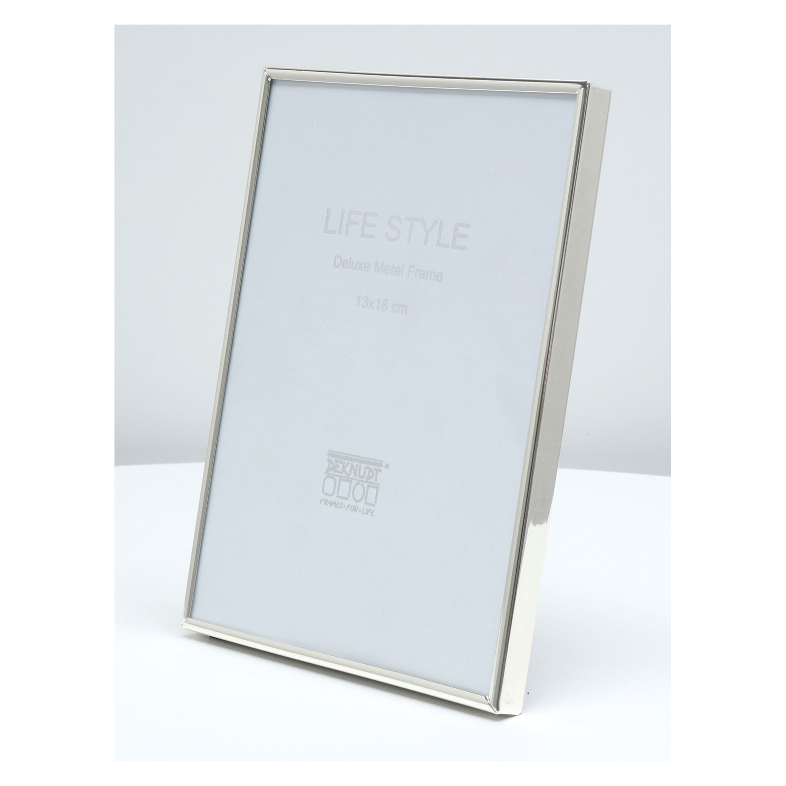 Bilderrahmen Deknudt 10x15cm Metall silber gl&auml;nzend S58MS1