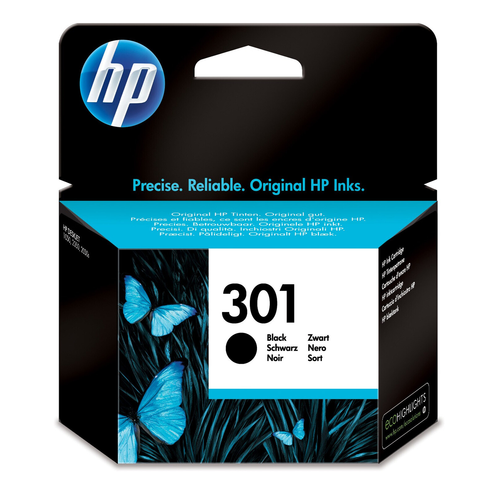 HP 301 Tinte black 3ml