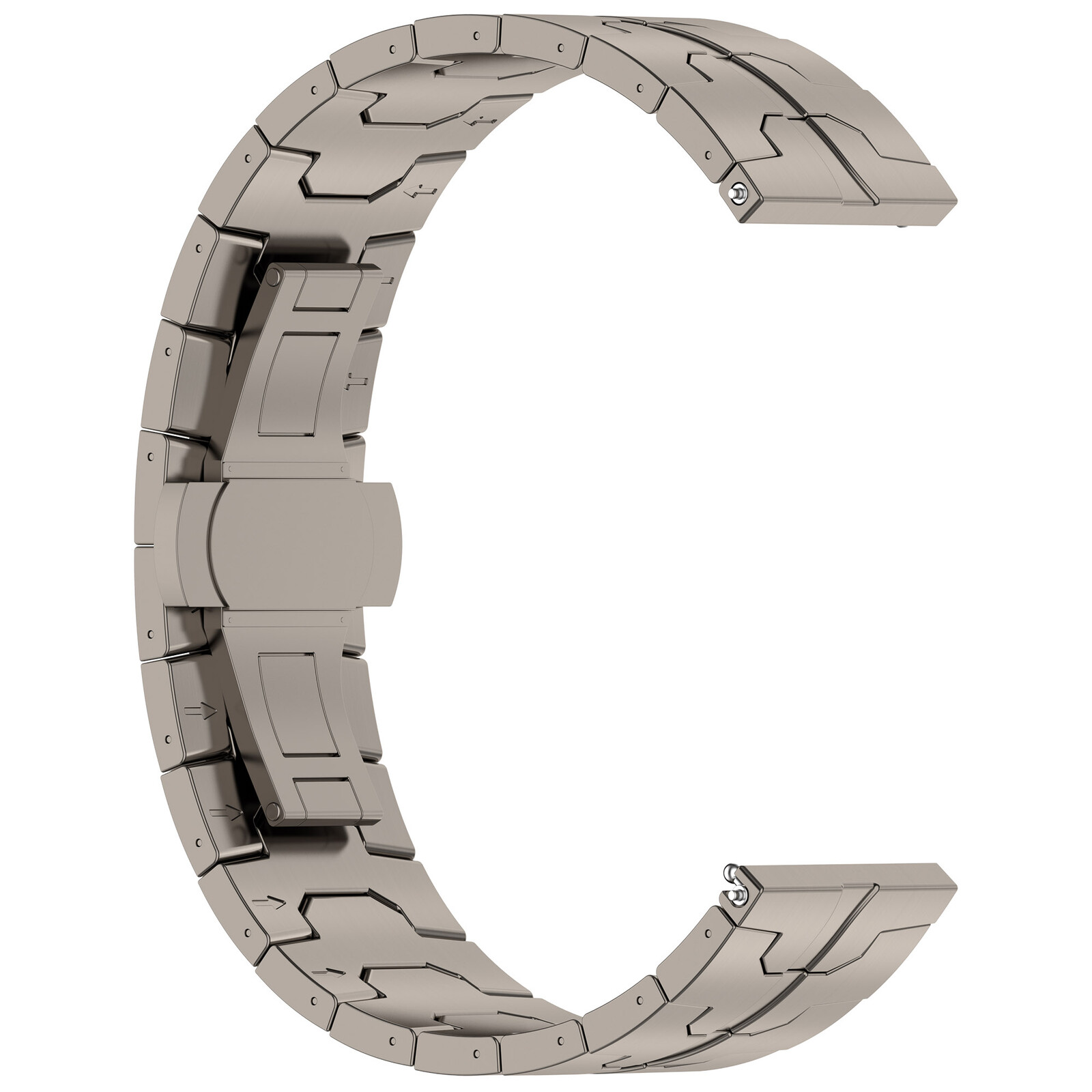 Felixx Smartwatcharmband Edelst./Titan Titanium-Universal 22mm
