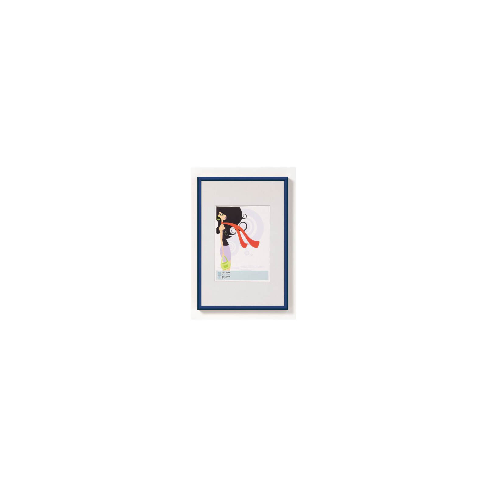 Bilderrahmen New Lifestyle 15x20cm Kunststoff blau