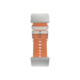 Polar Armband 22mm Silikon S-L grey/orange