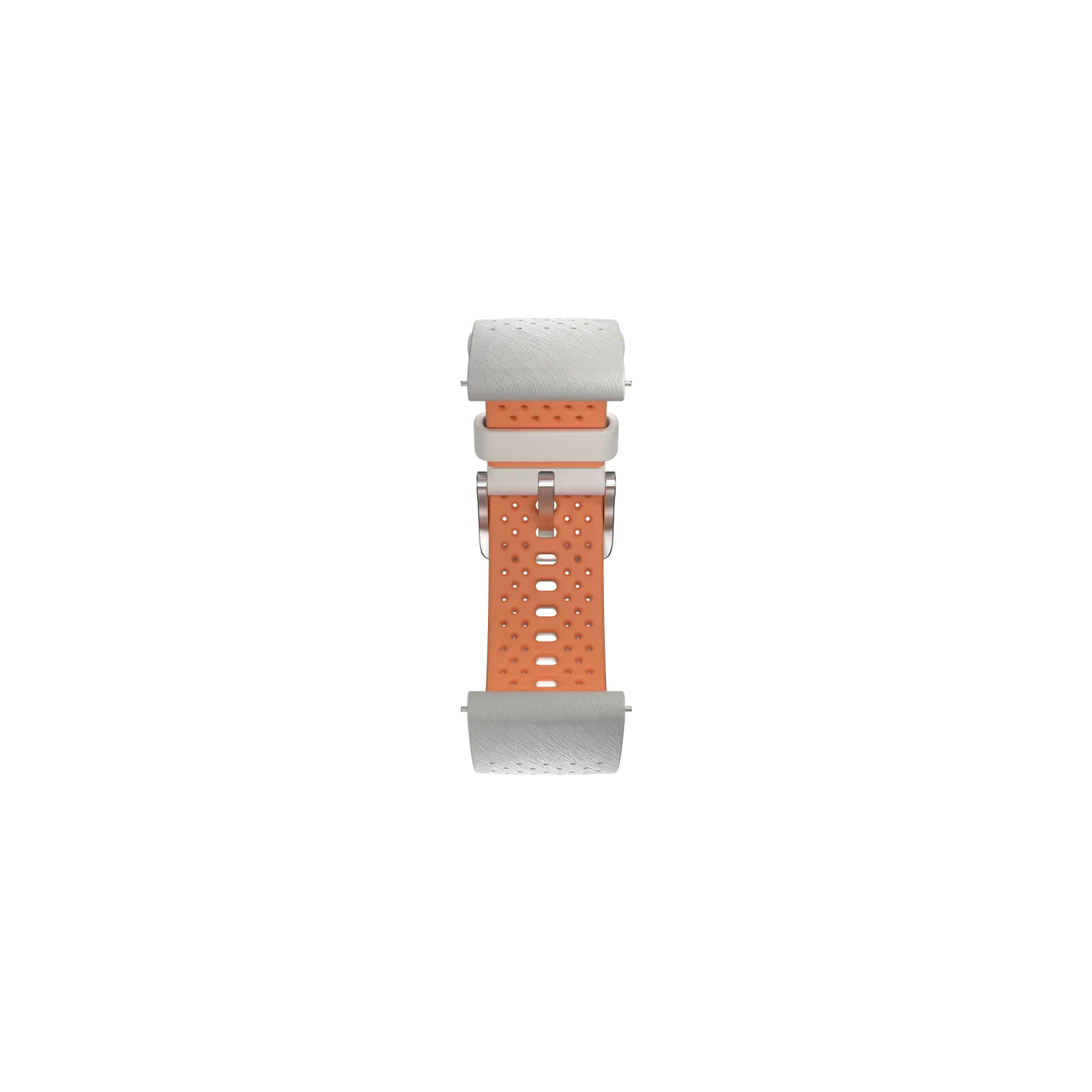 Polar Armband 22mm Silikon S-L grey/orange