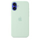 Apple iPhone 16 Plus Silikon Case mit MagSafe aquamarin