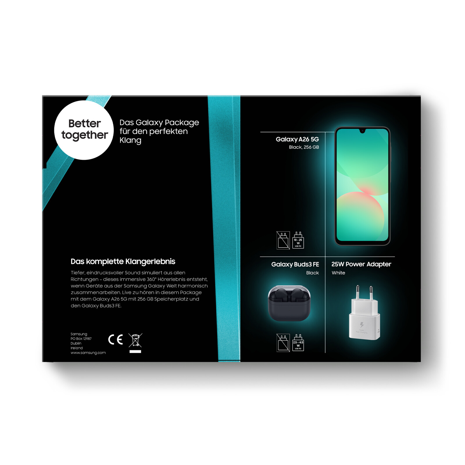 Samsung Bundle A26 5G 256GB + Buds3FE + 25W