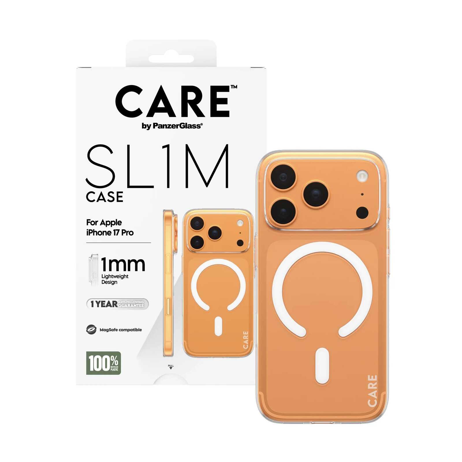 PanzerGlass CARE SL1M Case m.MagSafe iPhone 17 Pro Clear