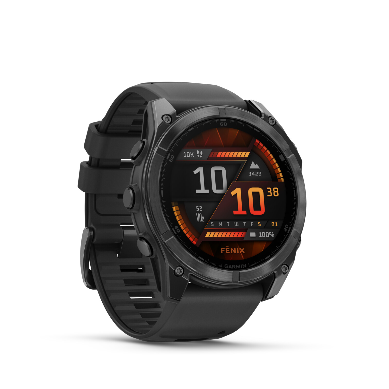 Garmin Fenix 8 51mm schwarz/schiefergrau