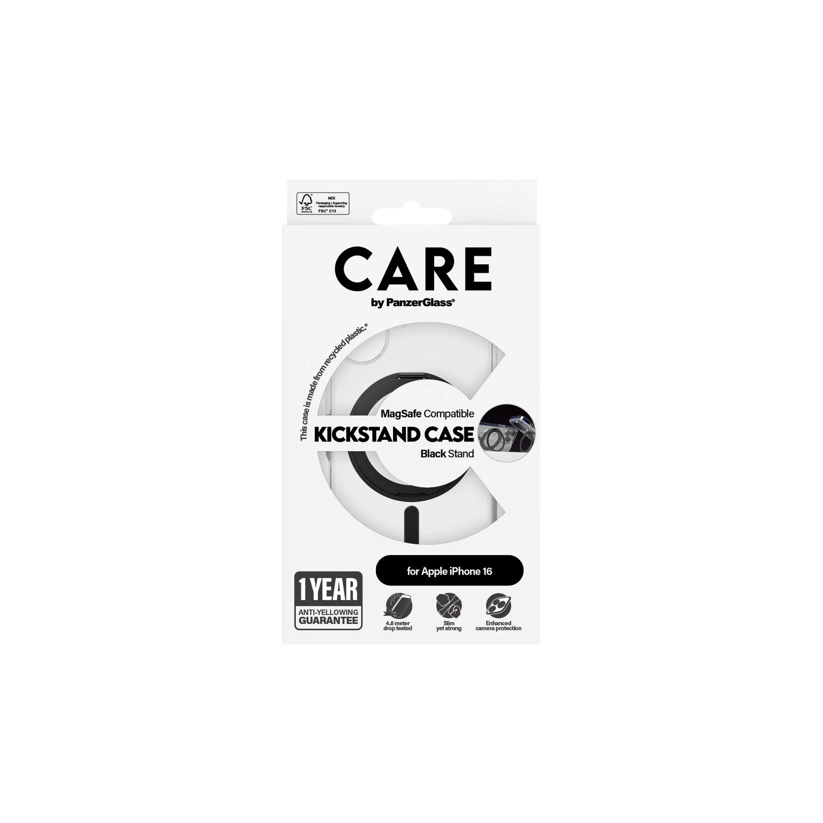 
Care Back Cover Kickstand Magsafe Apple iPhone 16