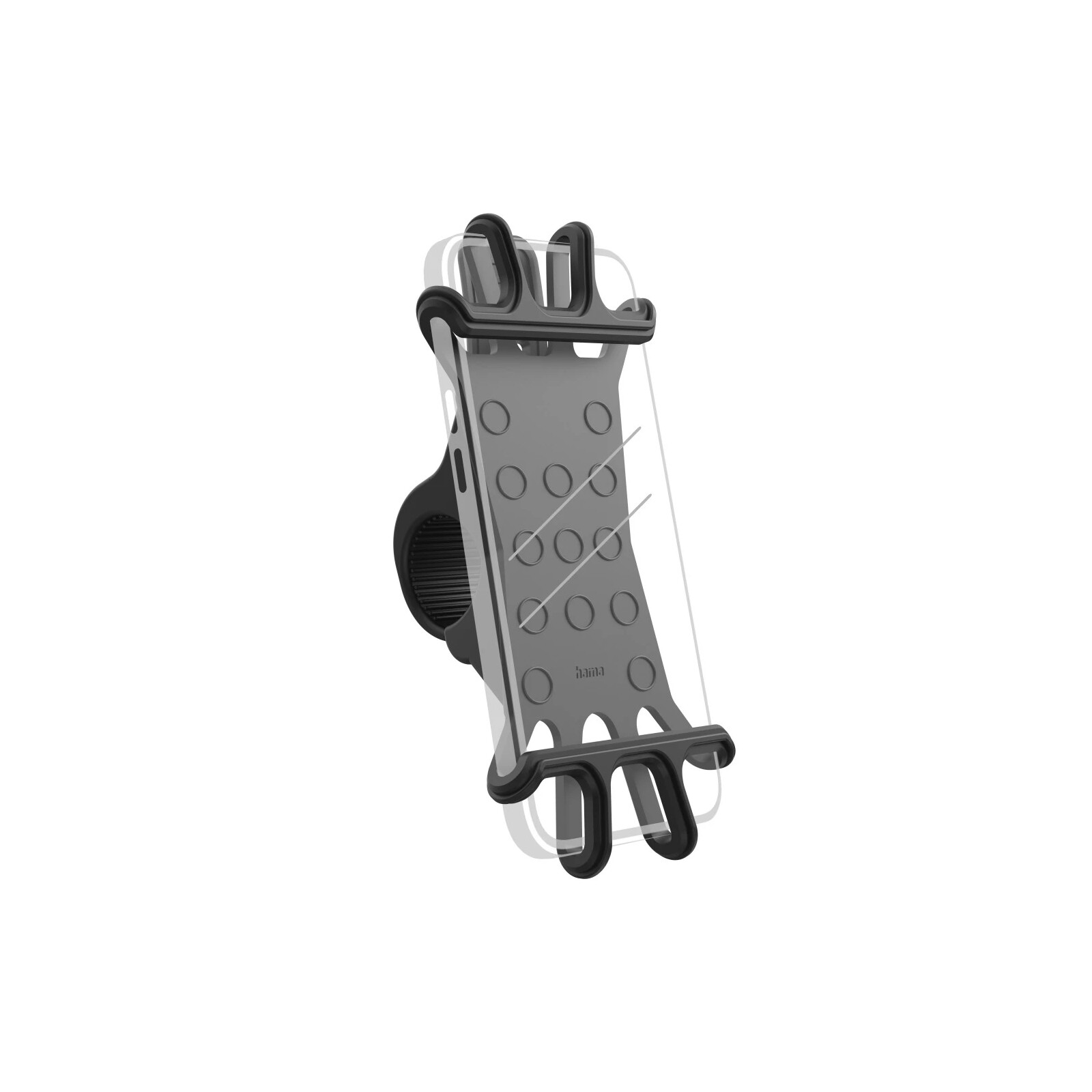 Hama Fahrrad-Handhalterung "Flexible" f&uuml;r Lenkerstange
