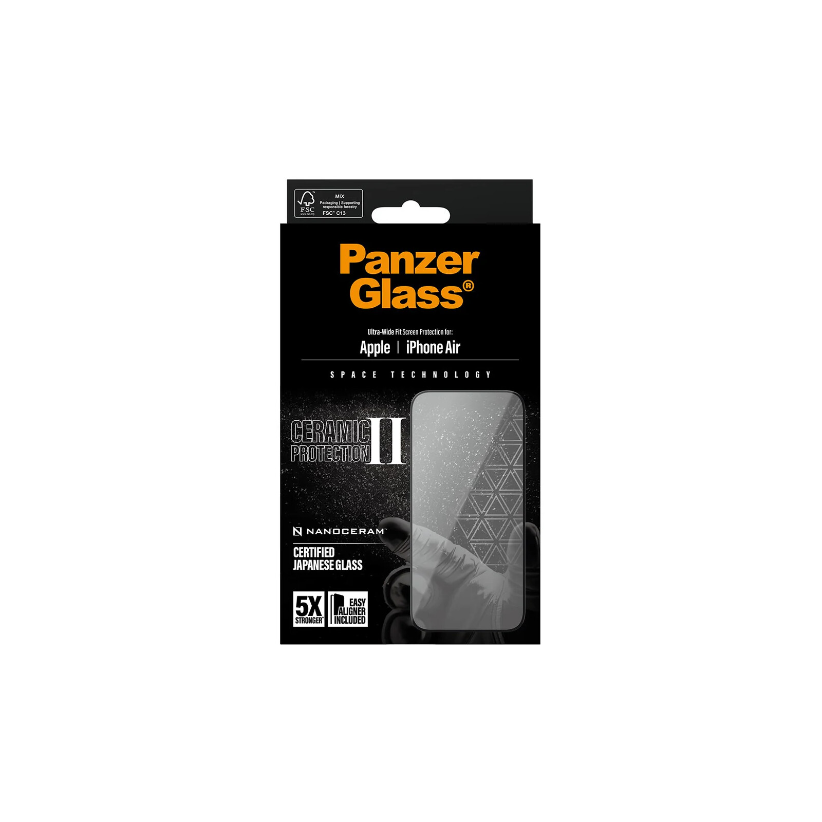 PanzerGlass Ceramic II Screen Protector iPhone 17 Air