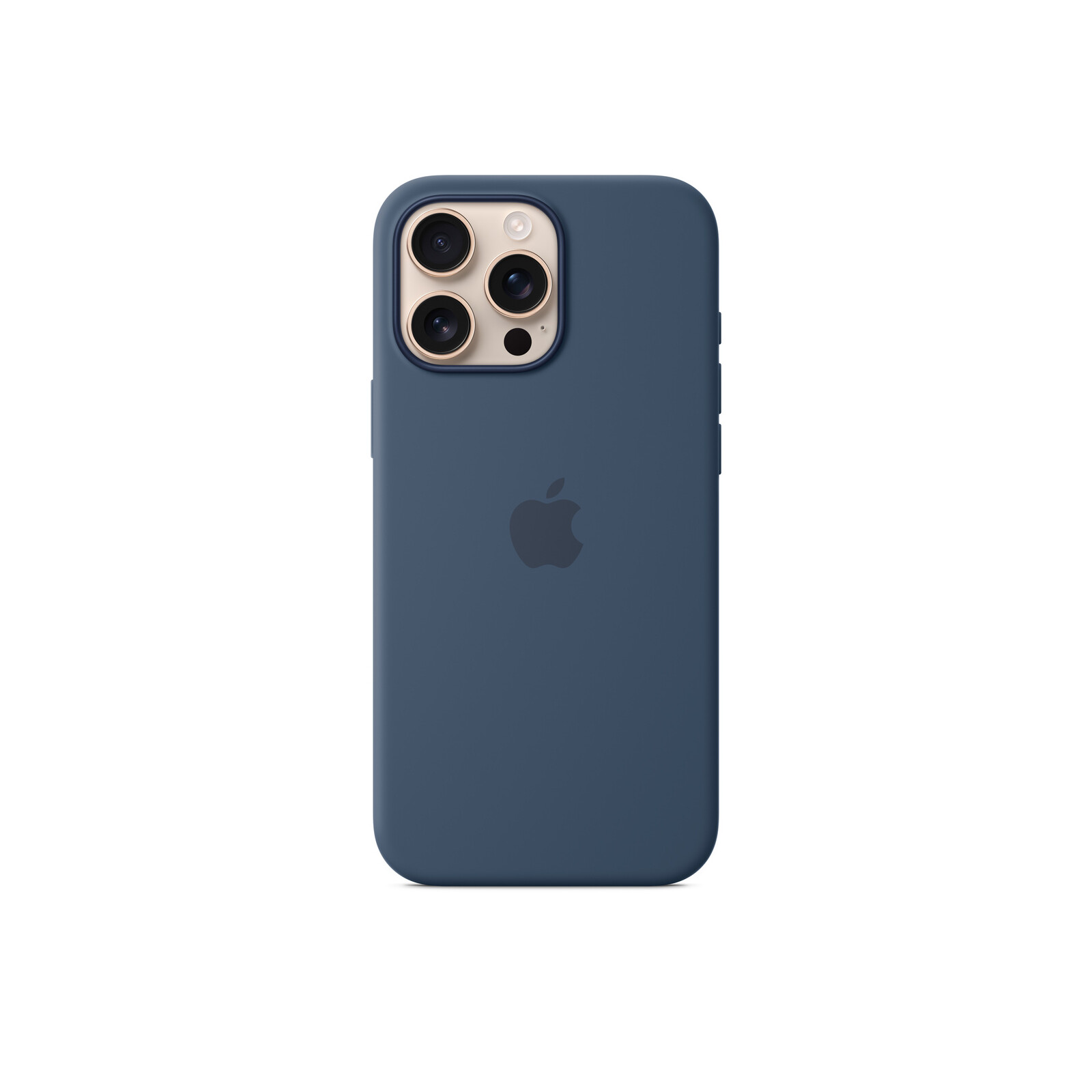 Apple iPhone 16 Pro Max Silikon Case mit Magsafe denim