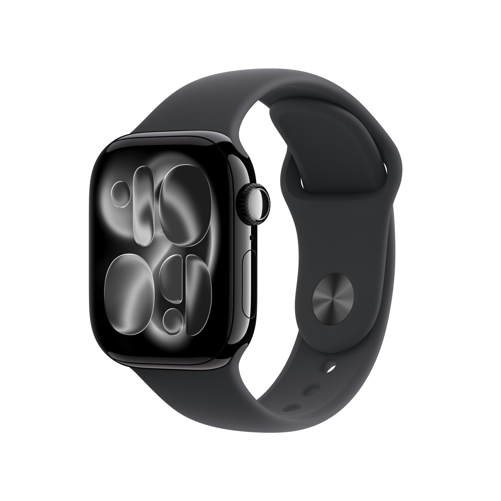 Apple Watch S11 GPS 42mm Jet Black Alu Case + Black Sport M/L
