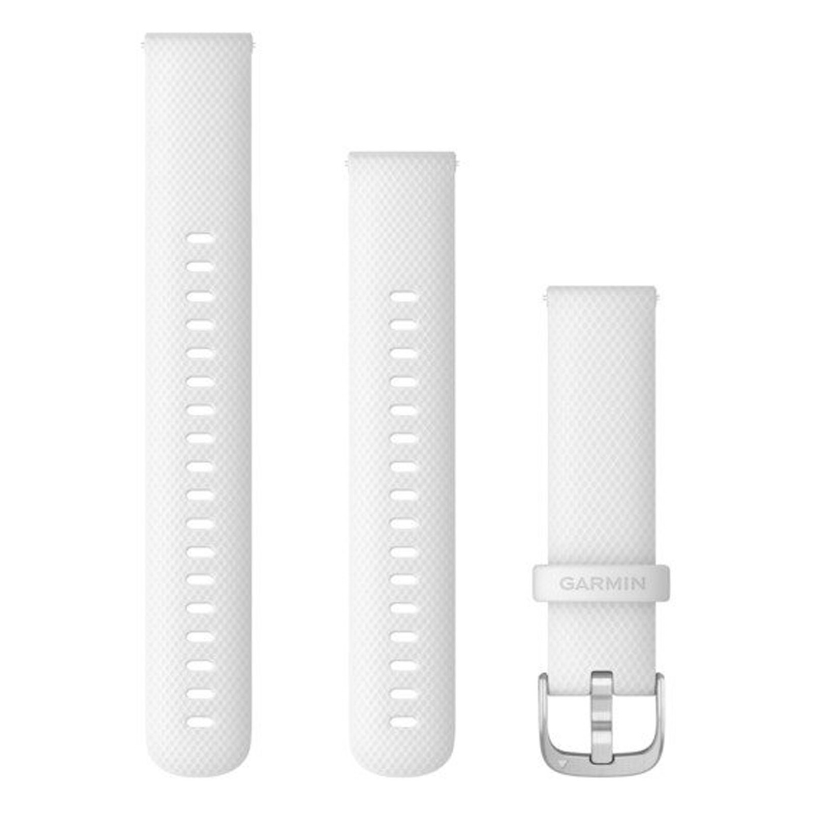 Garmin Schnellwechsel Armband Silikon Weiss