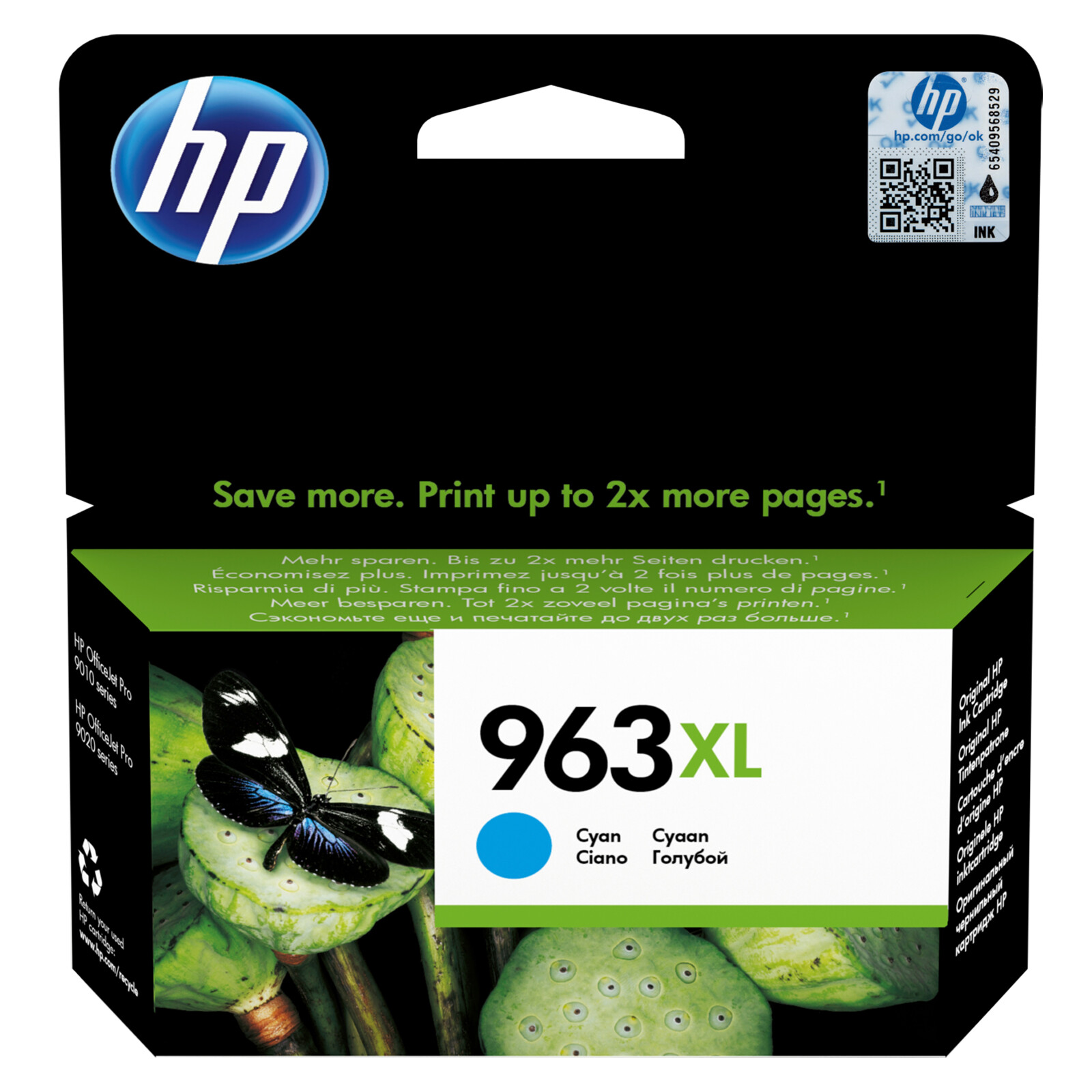 HP Ink Nr.963XL cyan 1,6K
