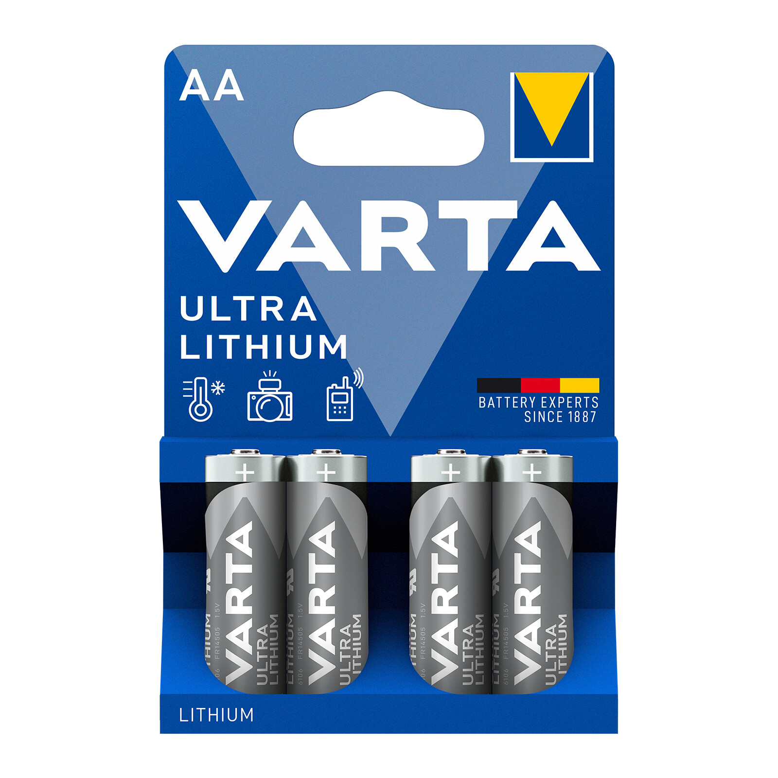 Varta 6106 AA Ultra Lithium 1,5V 4er