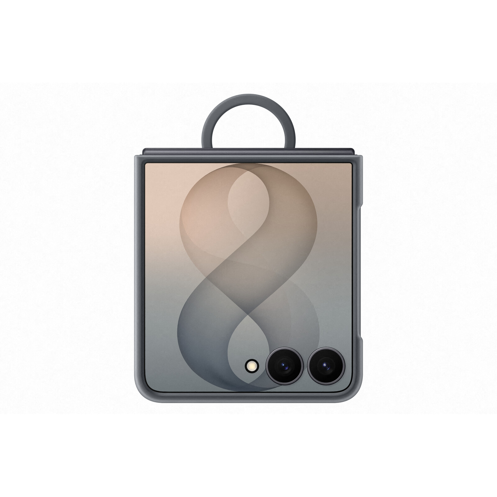 Samsung Silicone Ring Magnet Case Samsung Galaxy Z Flip 8 graphite