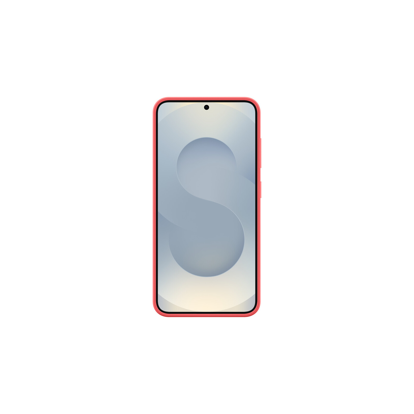 Samsung Back Cover Silikon Galaxy S25 Rot