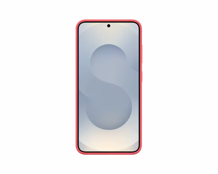 Samsung Back Cover Silikon Galaxy S25 Rot