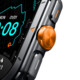 felixx Smartwatch F707GPS, Amoled 2.01, gun-metal silver