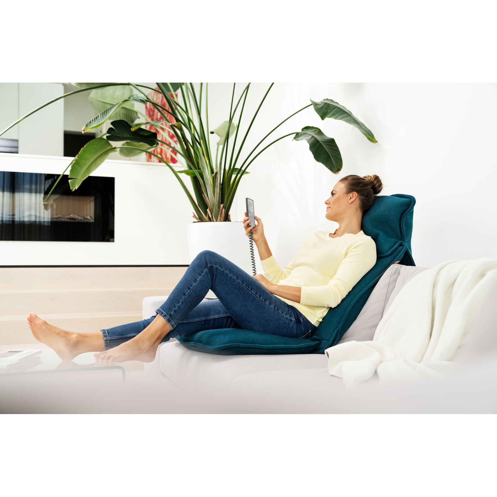 Beurer MG 330 Lounger Shiatsu Sitzauflage petrol blue