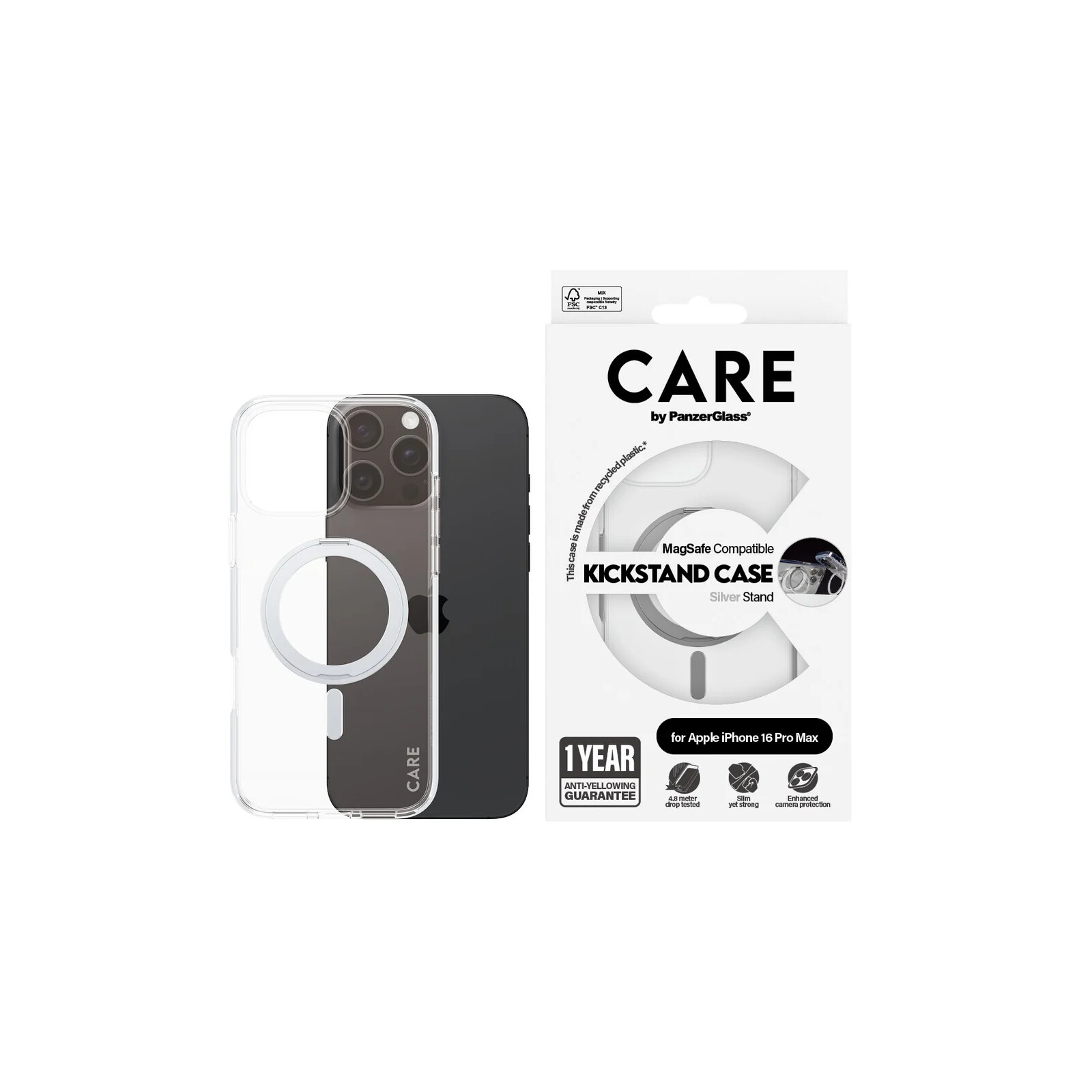 Care Back Cover Kickstand Magsafe Apple iPhone 16 Pro Max