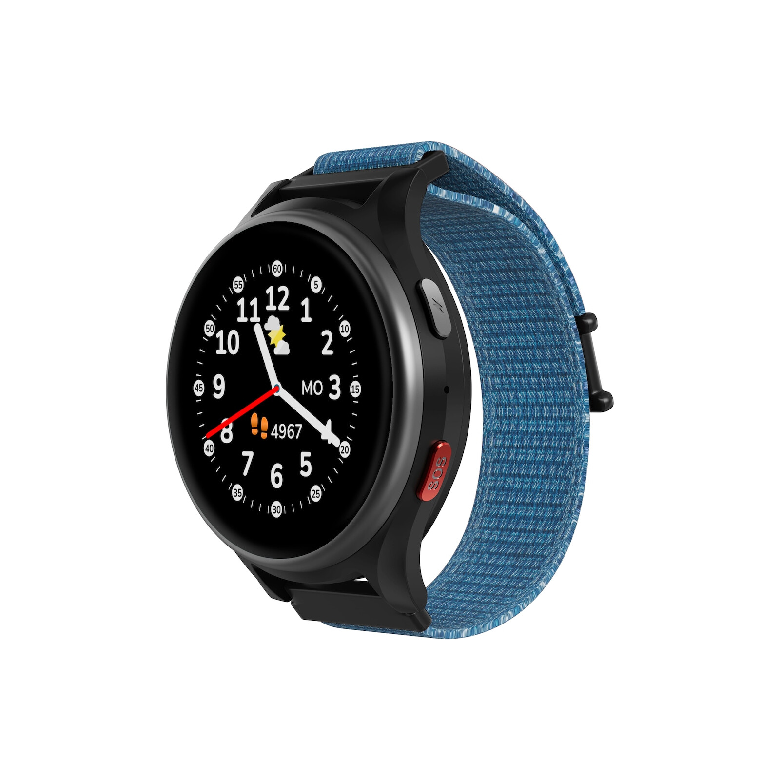 Anio 6 GPS Smartwatch Kinder schwarz/blau