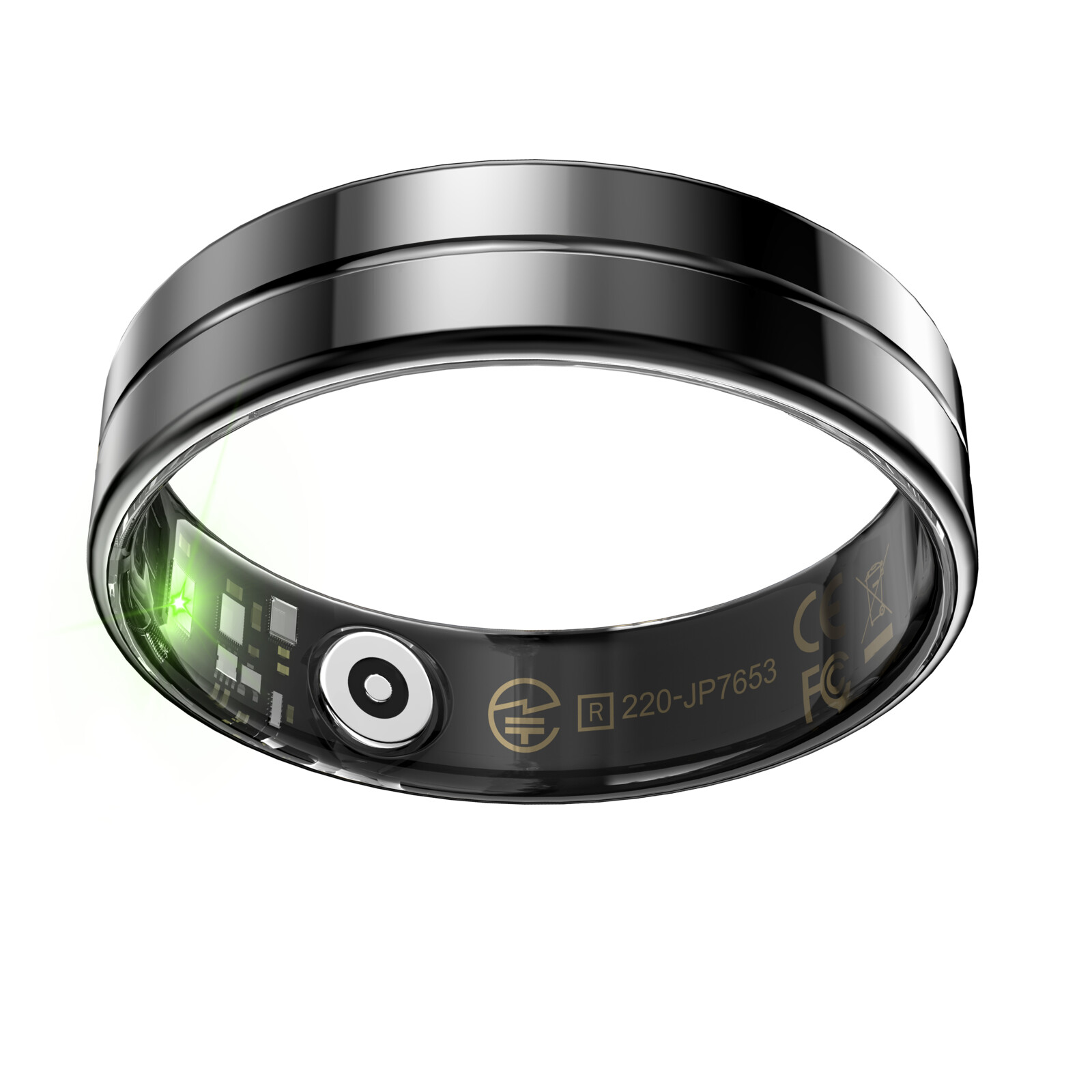 felixx SmartRing SR11 Slim Schwarz Edelstahl - #9 (59,5mm)