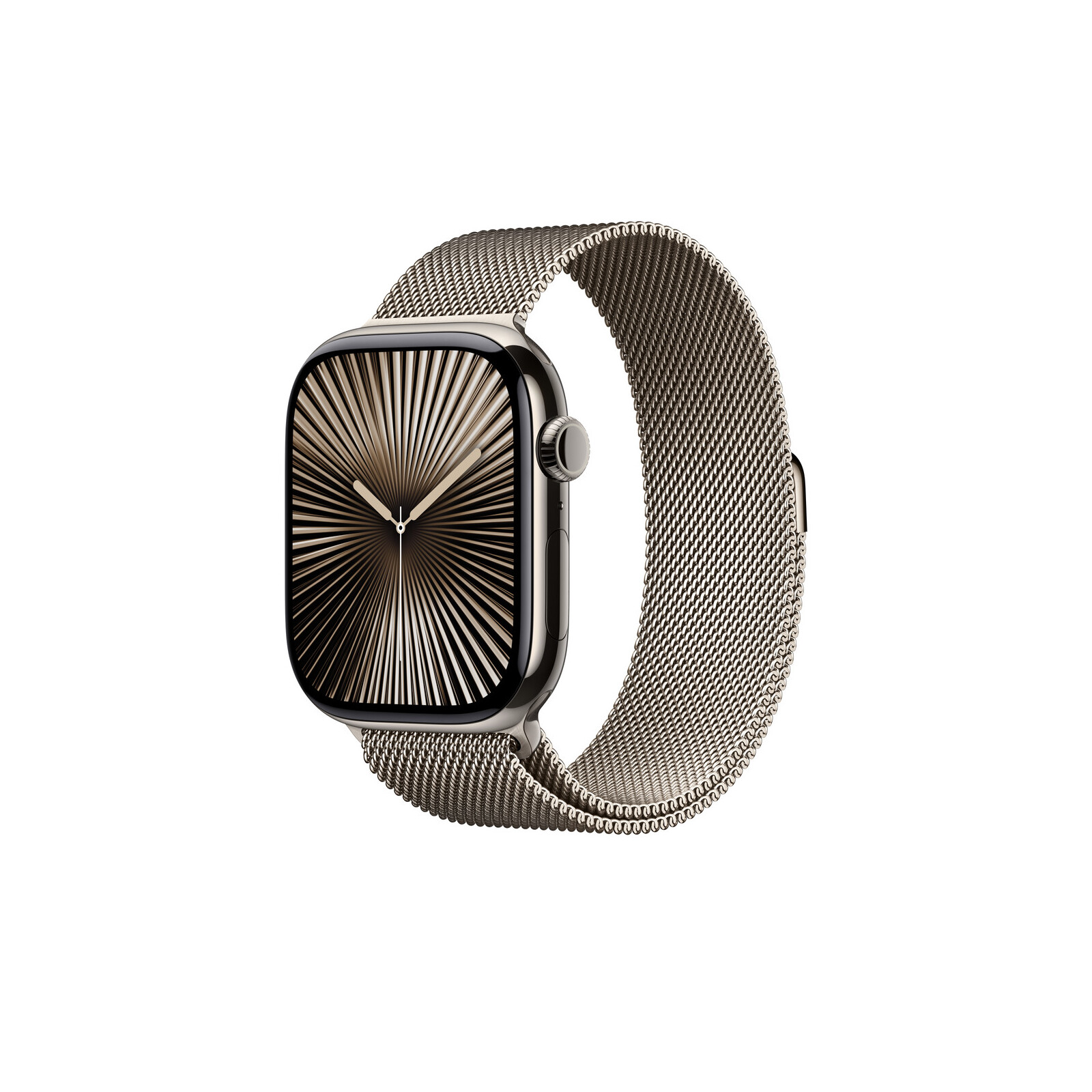 Apple Watch 46mm Milanaise Band S/M natur