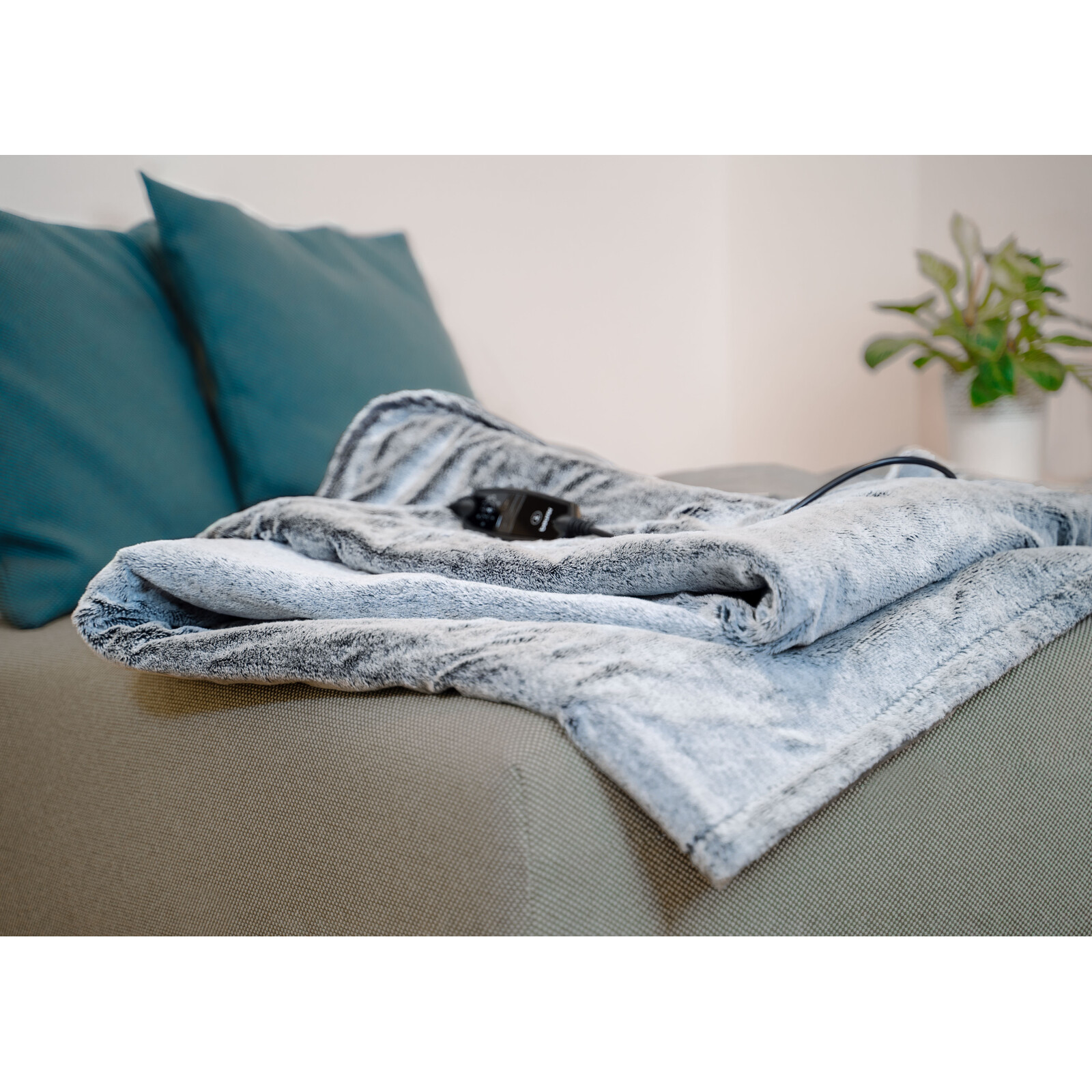 Beurer HD 75 Nordic Grey Green Planet Wärmedecke